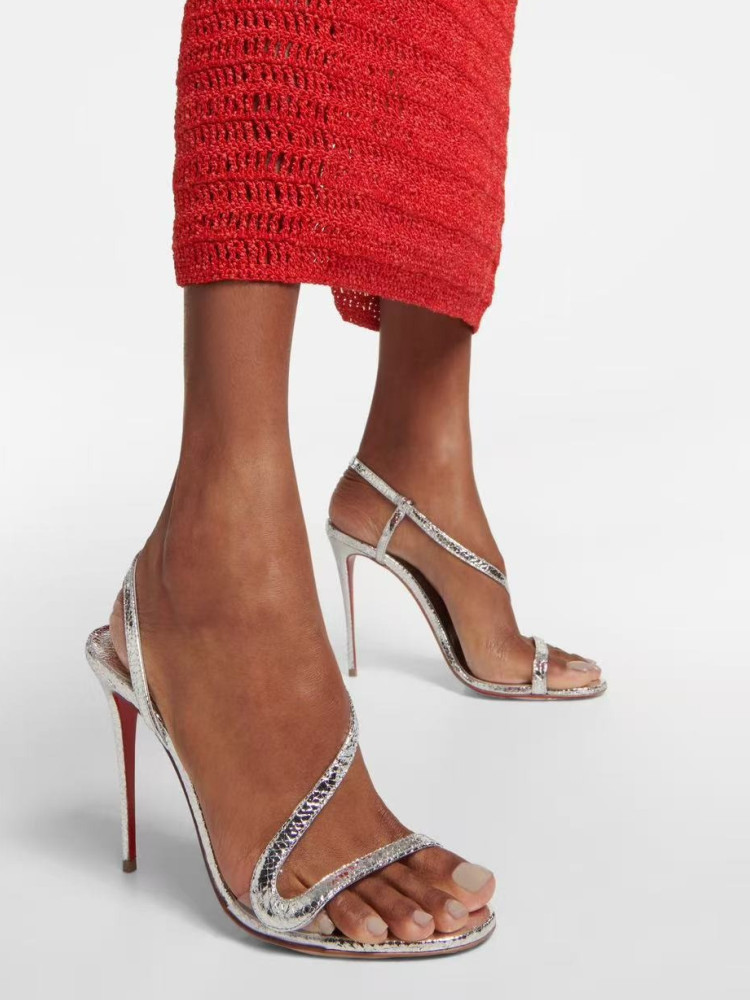 Women'S Shoes Quality - รองเท้าส้นเข็มลายหญ้าหลากสีสำหรับผู้หญิง รุ่นใหม่ประจำฤดูร้อน เหมาะสำหรับงานปาร์ตี้และแฟชั่นโชว์ ไซส์ 35-44 รองเท้าผู้หญิงไซส์ใหญ่