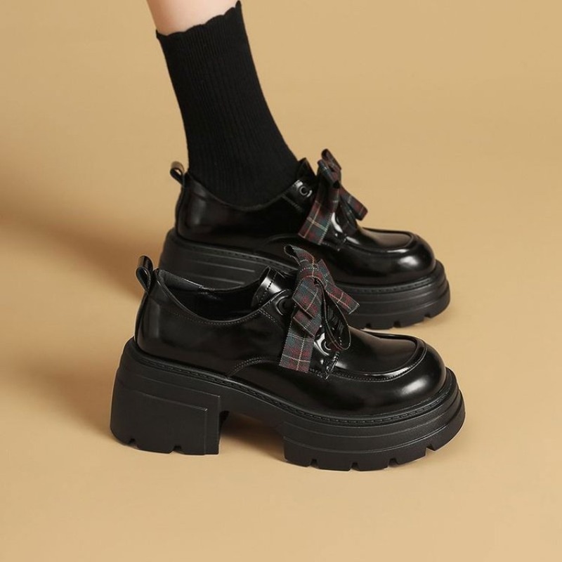 รองเท้าอ็อกซ์ฟอร์ดส้นตึกสำหรับ - Oxford Lace Up Women บทวิจารณ์และราคา