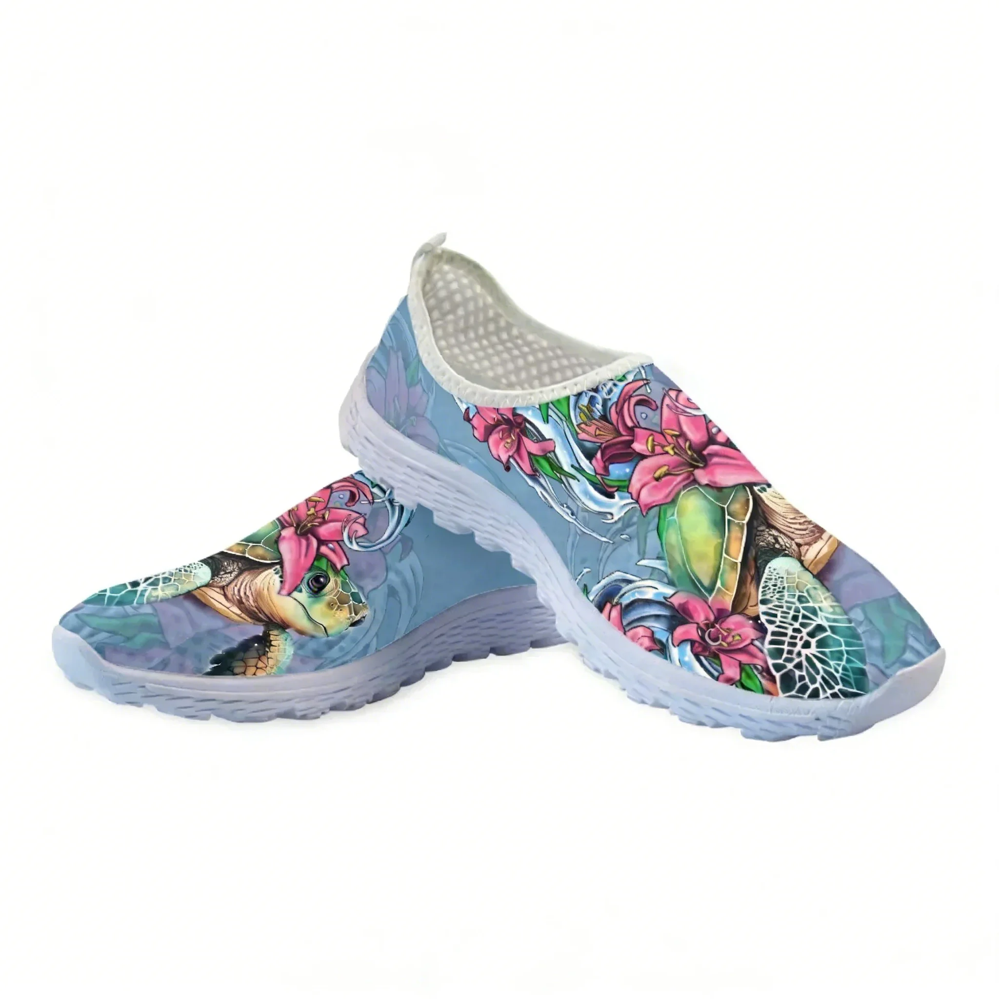 รองเท้าผ้าใบตาข่ายลายเต่าโพลิน - Women Shoes Tennis บทวิจารณ์และราคา