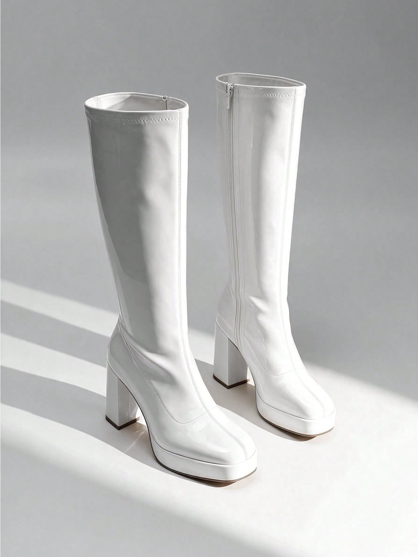 รองเท้าบูทสูงถึงเข่าสไตล์โกโก้ - Sock Boot Women บทวิจารณ์และราคา