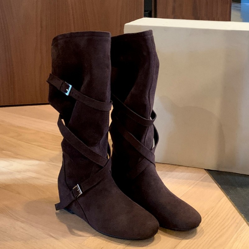 รองเท้าบูททรงอัศวินสำหรับผู้หญ - Sock Boot Women บทวิจารณ์และราคา