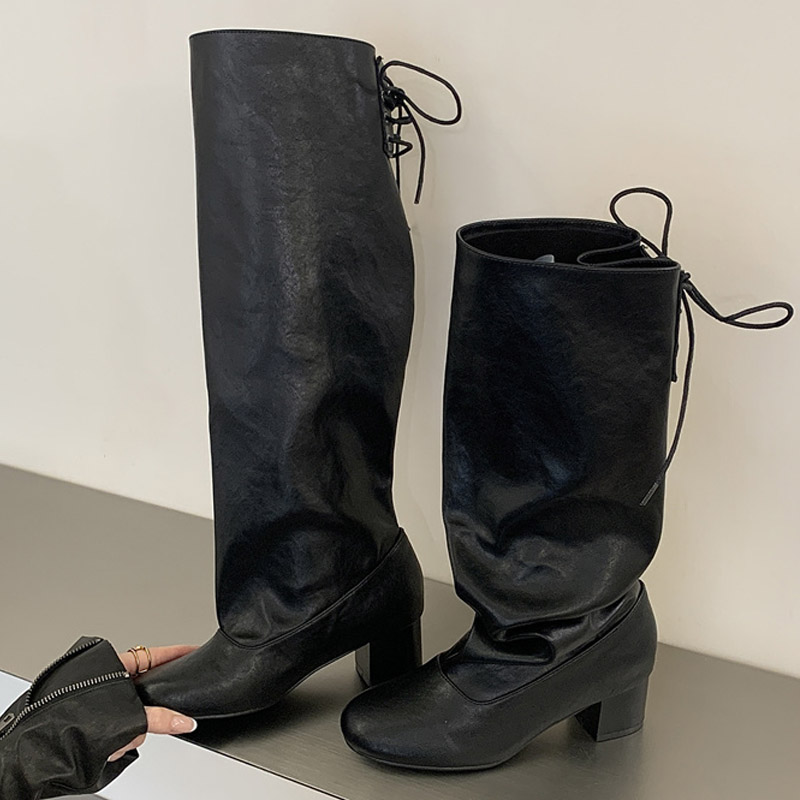 รองเท้าบูทแฟชั่นฤดูหนาวปี 2027 - Knee High Boots Women บทวิจารณ์และราคา
