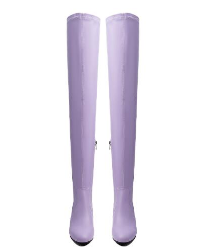 รองเท้าบูทถุงเท้าสีลาเวนเดอร์ส - Sock Boot Women บทวิจารณ์และราคา
