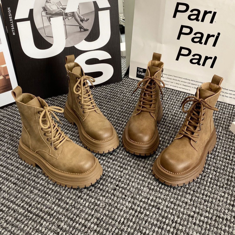 รองเท้าบูทสั้นผู้หญิง ฤดูใบไม้ - Sock Boot Women บทวิจารณ์และราคา