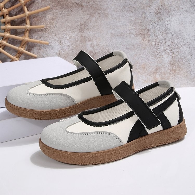 รองเท้าผ้าใบแฟชั่นสไตล์เรโทรคล - Women Shoes Tennis บทวิจารณ์และราคา