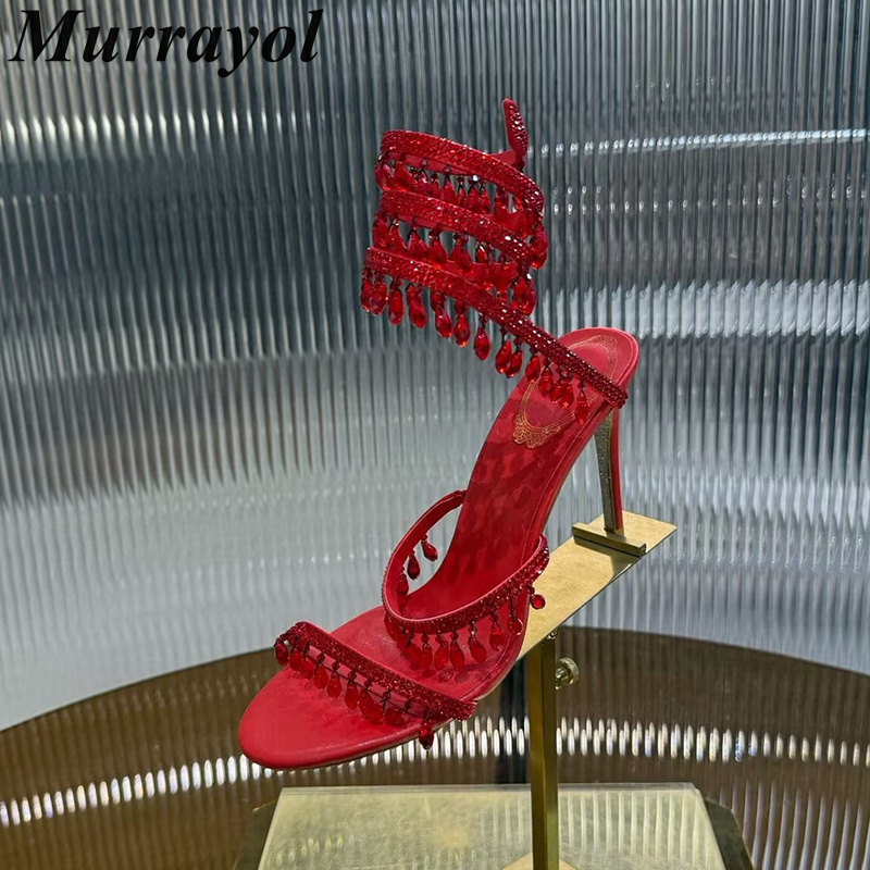 รองเท้าแตะรัดข้อเท้ารูปทรงงู ส - Women'S Shoes Quality บทวิจารณ์และราคา