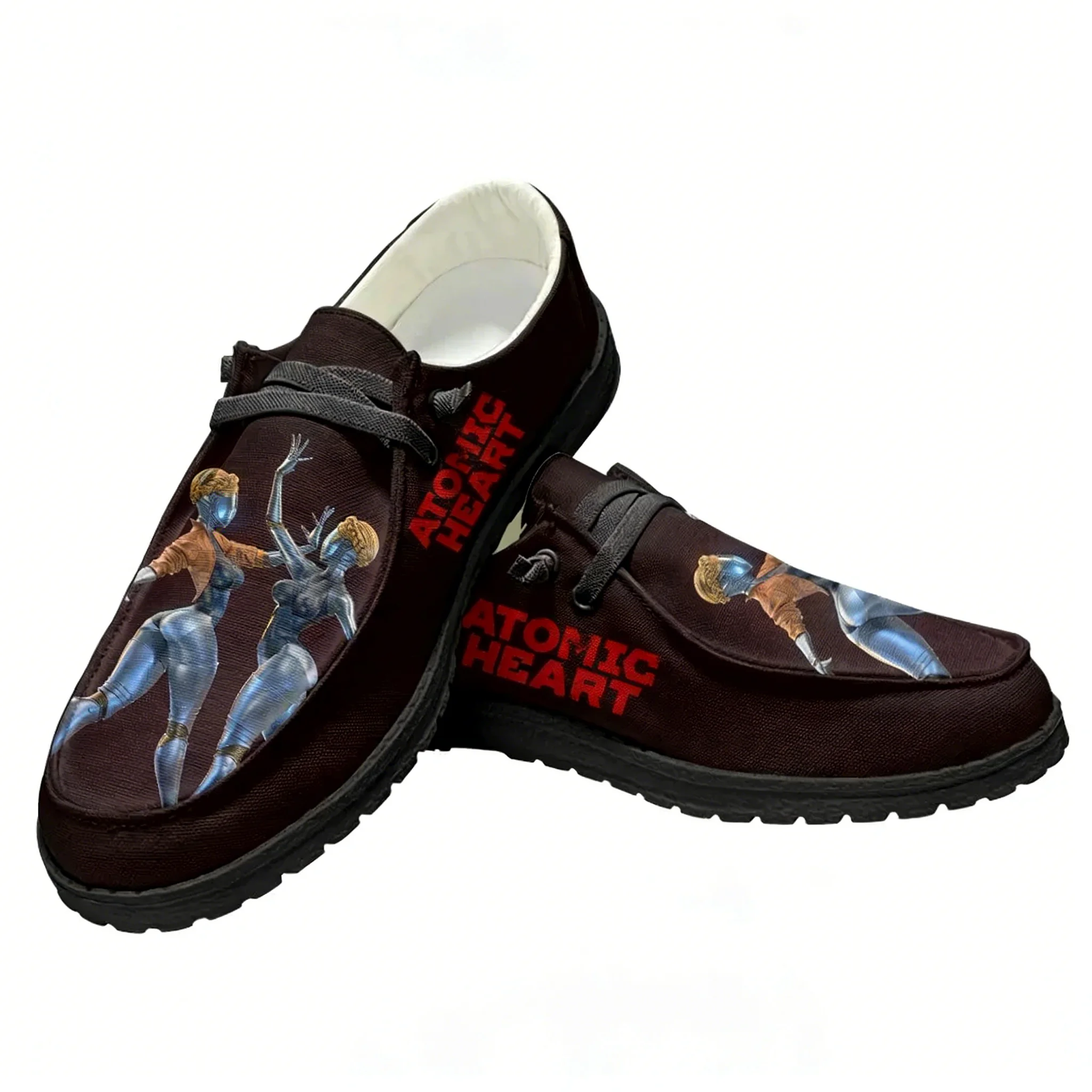 รองเท้าลำลอง Atomic Heart รองเ - Oxford Lace Up Women บทวิจารณ์และราคา